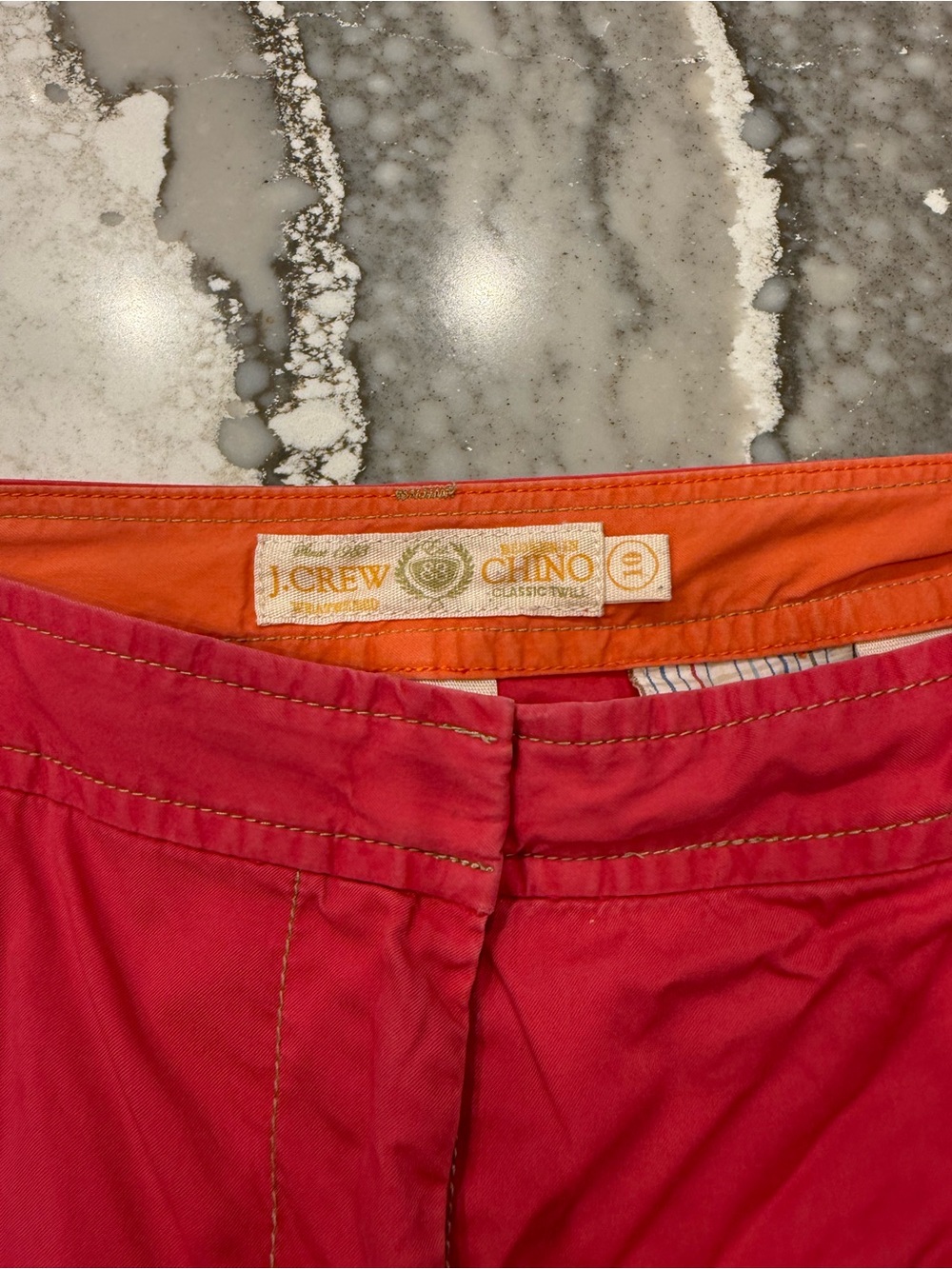 J.Crew Women’s Classic Twill City Fit Pink Chino Shorts - Picture 2 of 4